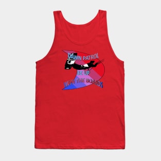 Freestyle Kitesurfer Be Up With The Boards Fun Pun Tank Top